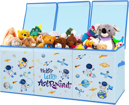 Large Toy Box Collapsible Chest Organizer with Flip Lid for Kids
