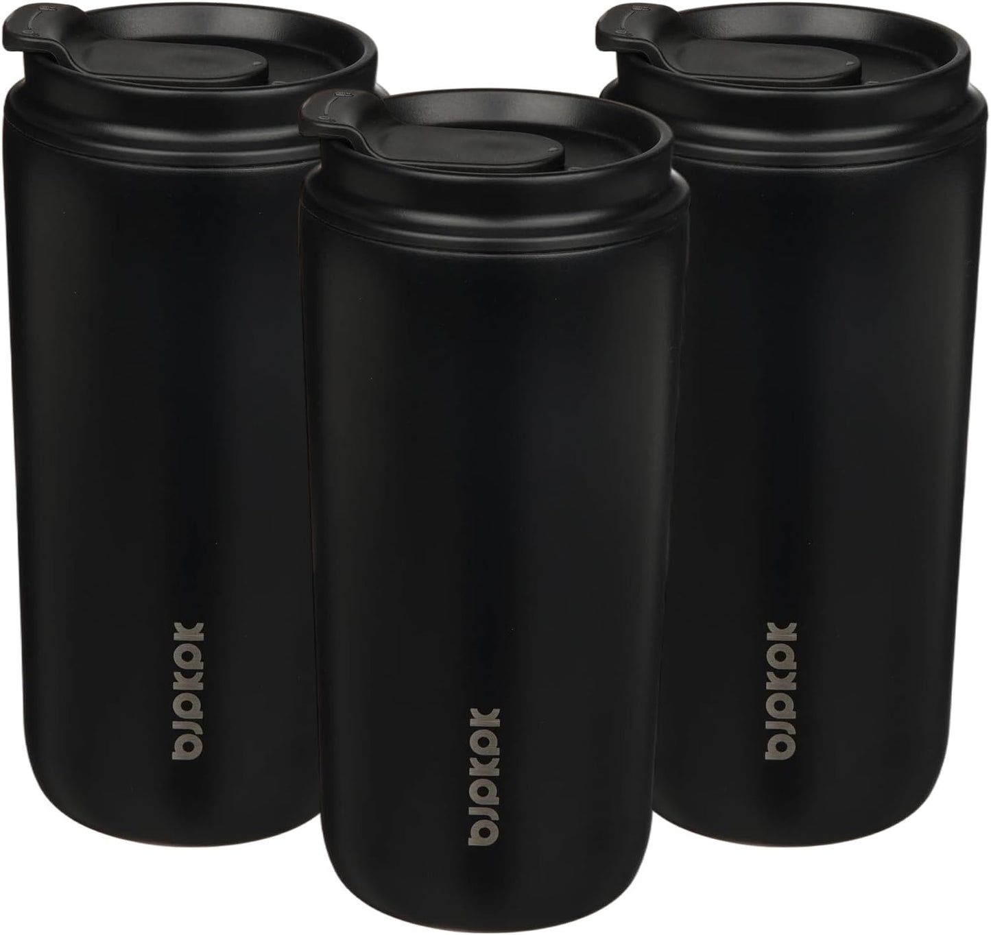 16oz Insulated Travel Coffee Mug, Stainless Steel Tumbler | Thermal Cup, Keeps Hot/Cold, Leakproof, Double Wall Vacuum, Dishwasher Safe, Wide Mouth, Office & Outdoor, Bamboo Grove