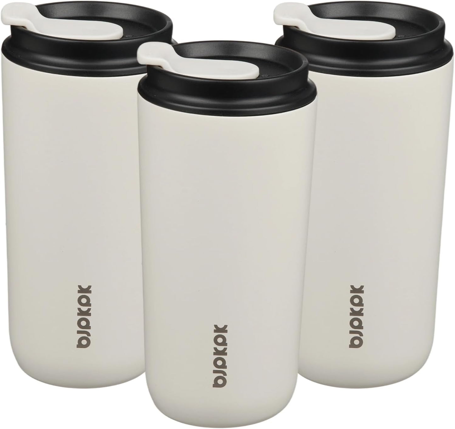 16oz Insulated Travel Coffee Mug, Stainless Steel Tumbler | Thermal Cup, Keeps Hot/Cold, Leakproof, Double Wall Vacuum, Dishwasher Safe, Wide Mouth, Office & Outdoor, Bamboo Grove
