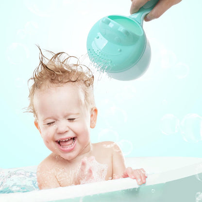 Baby Bath Rinse Toddler Hairwash Cup Shampoo Cup Waterfall Bath Rinser Eyes Protective Sprinkler Cup for Children