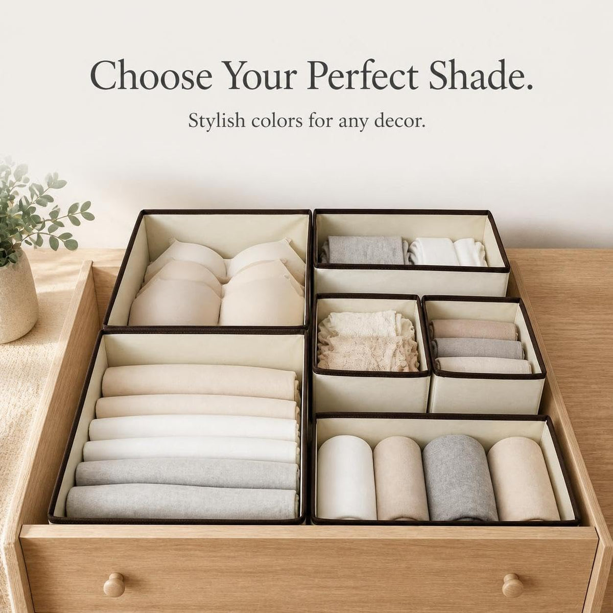 Underwear Drawer Organizer, Foldable