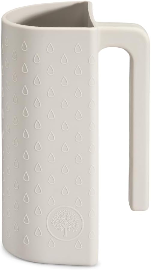 . Silicone Rinse Cup for Hair & Baby, 18 oz Cup - Snow