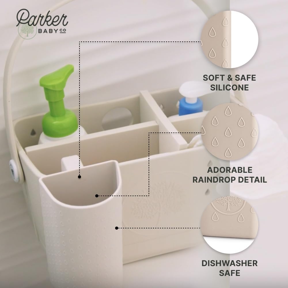 . Silicone Rinse Cup for Hair & Baby, 18 oz Cup - Snow