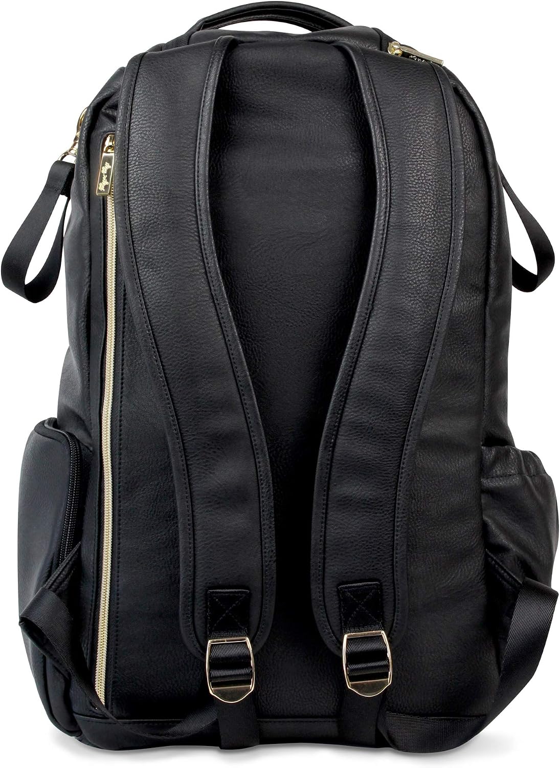 Diaper Bag Backpack – Large Capacity Boss Baby Backpack Diaper Bag Featuring 17 Pockets, Changing Pad, Stroller Clips, and Comfortable Backpack Straps, Black With Gold Hardware