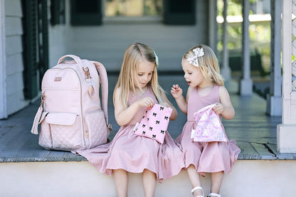 Diaper Bag Backpack – Large Capacity Boss Baby Backpack Diaper Bag Featuring 17 Pockets, Changing Pad, Stroller Clips, and Comfortable Backpack Straps, Black With Gold Hardware