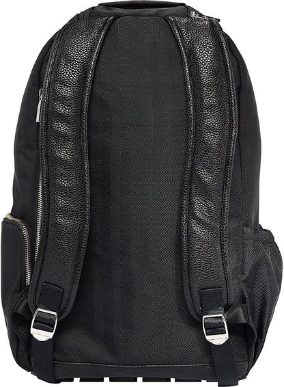 Diaper Bag Backpack – Large Capacity Boss Baby Backpack Diaper Bag Featuring 17 Pockets, Changing Pad, Stroller Clips, and Comfortable Backpack Straps, Black With Gold Hardware