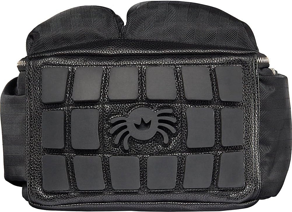 Diaper Bag Backpack – Large Capacity Boss Baby Backpack Diaper Bag Featuring 17 Pockets, Changing Pad, Stroller Clips, and Comfortable Backpack Straps, Black With Gold Hardware