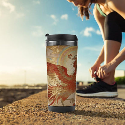13oz Insulated Travel Coffee Mug Reusable Coffee Cup Water Bottle
