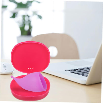 2Pcs Silicone Storage Box Portable Holder Leak-Proof Packing Case for Outdoor Use Travel Solution
