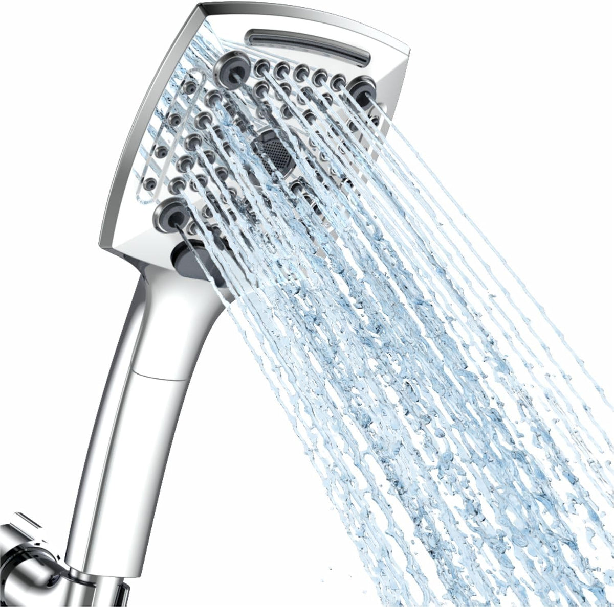 Shower Head with Handheld, High-Pressure Handheld Shower Head with 5 Spray Modes, 59-Inch Stainless Steel Hose & 360° Adjustable Bracket Perfect for Pet Bathing, Baby Care & Shower Cleaning