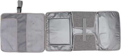 Portable Diaper Pad, Foldable Multiple Storage Wet Towel Bag for Newborns and Babies (GREY)