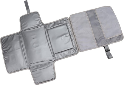 Portable Diaper Pad, Foldable Multiple Storage Wet Towel Bag for Newborns and Babies (GREY)