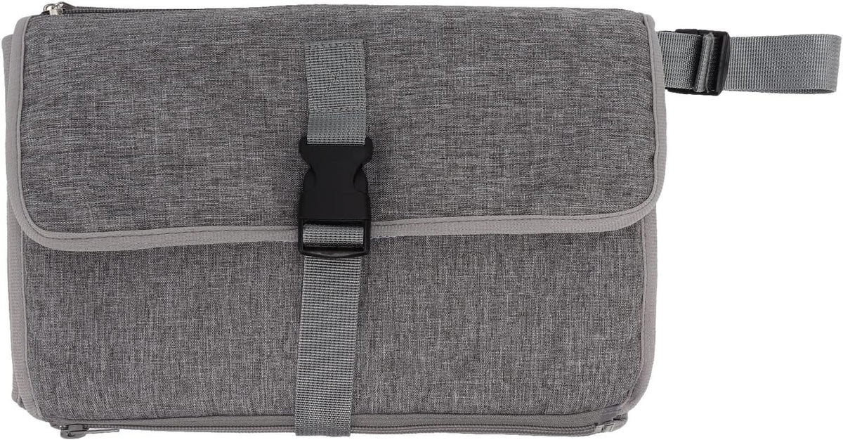 Portable Diaper Pad, Foldable Multiple Storage Wet Towel Bag for Newborns and Babies (GREY)