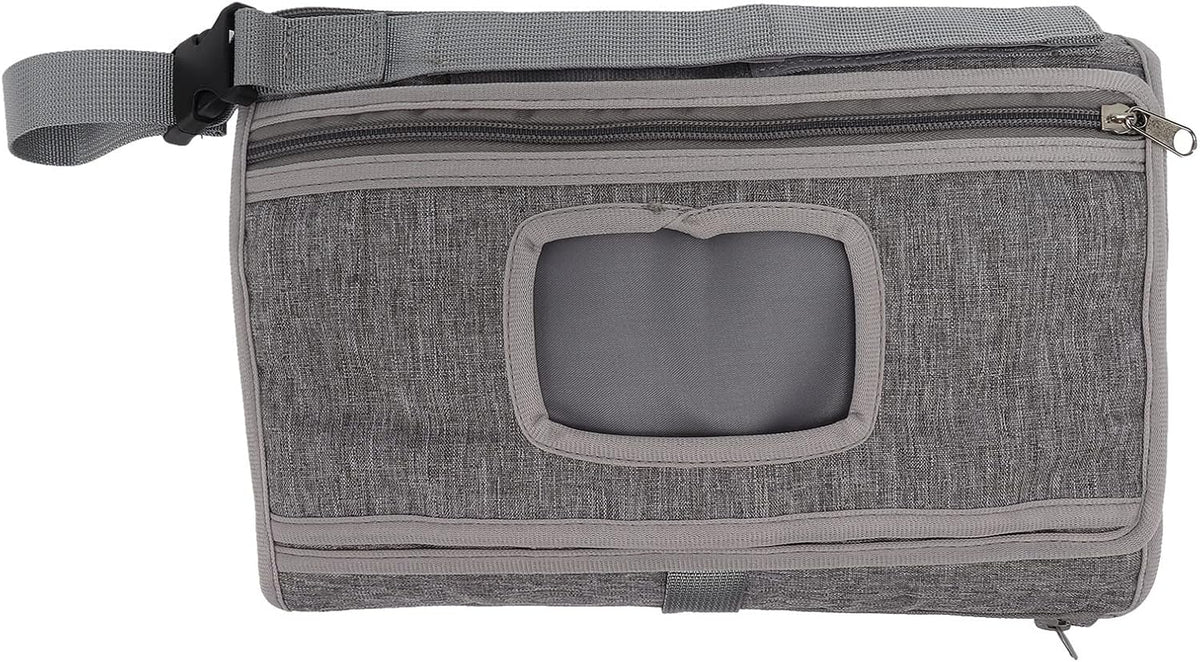 Portable Diaper Pad, Foldable Multiple Storage Wet Towel Bag for Newborns and Babies (GREY)