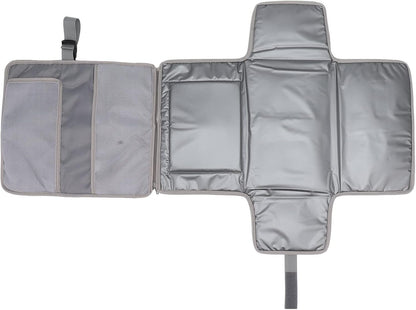 Portable Diaper Pad, Foldable Multiple Storage Wet Towel Bag for Newborns and Babies (GREY)