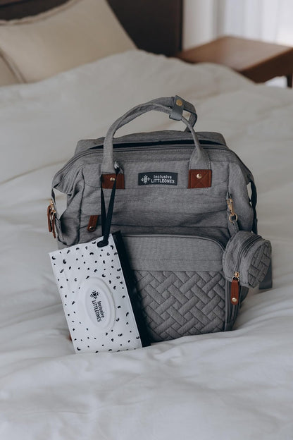 Diaper Bag with Changing Station - Baby Essentials Bag with Changing Pad, Stroller Straps & Pacifier Case Multifunction Diaper Bag for Mom - Baby Shower Gifts Travel Backpack for Newborn Essentials