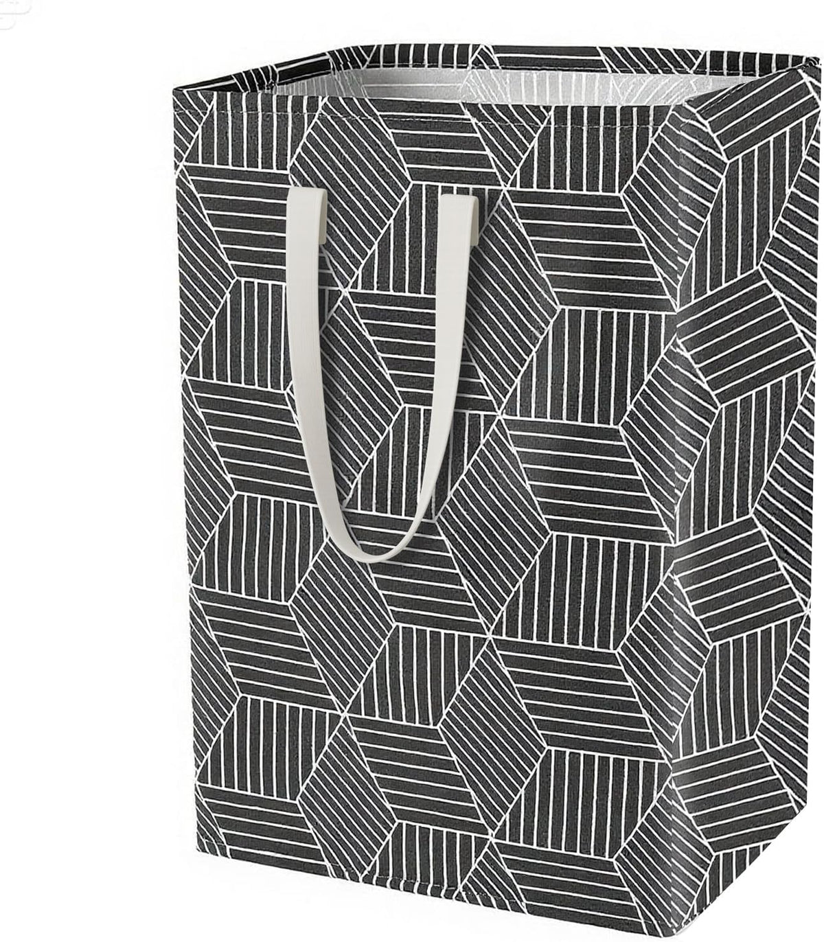 Waterproof Laundry Hamper Collapsible Laundry Basket Leather Handle Laundry Bag Large Clothes Storage Toy Organization for Bathroom Bedroom Laundryroom College Dorms (92-Satisfied laundry hampers)