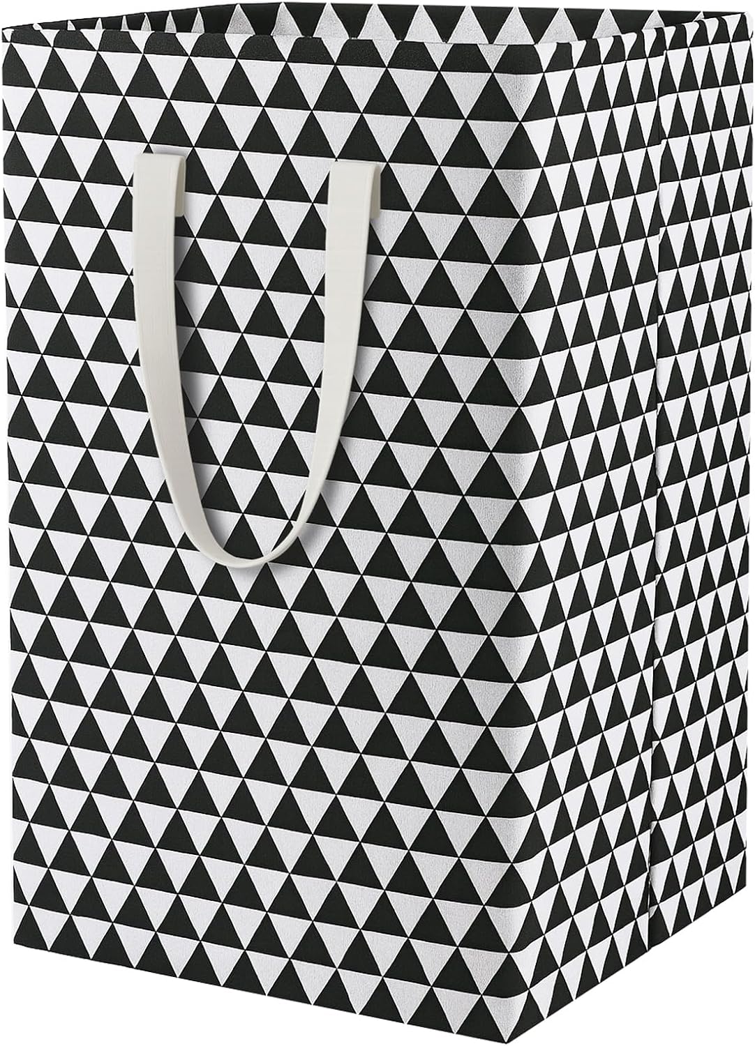 Waterproof Laundry Hamper Collapsible Laundry Basket Leather Handle Laundry Bag Large Clothes Storage Toy Organization for Bathroom Bedroom Laundryroom College Dorms (92-Satisfied laundry hampers)