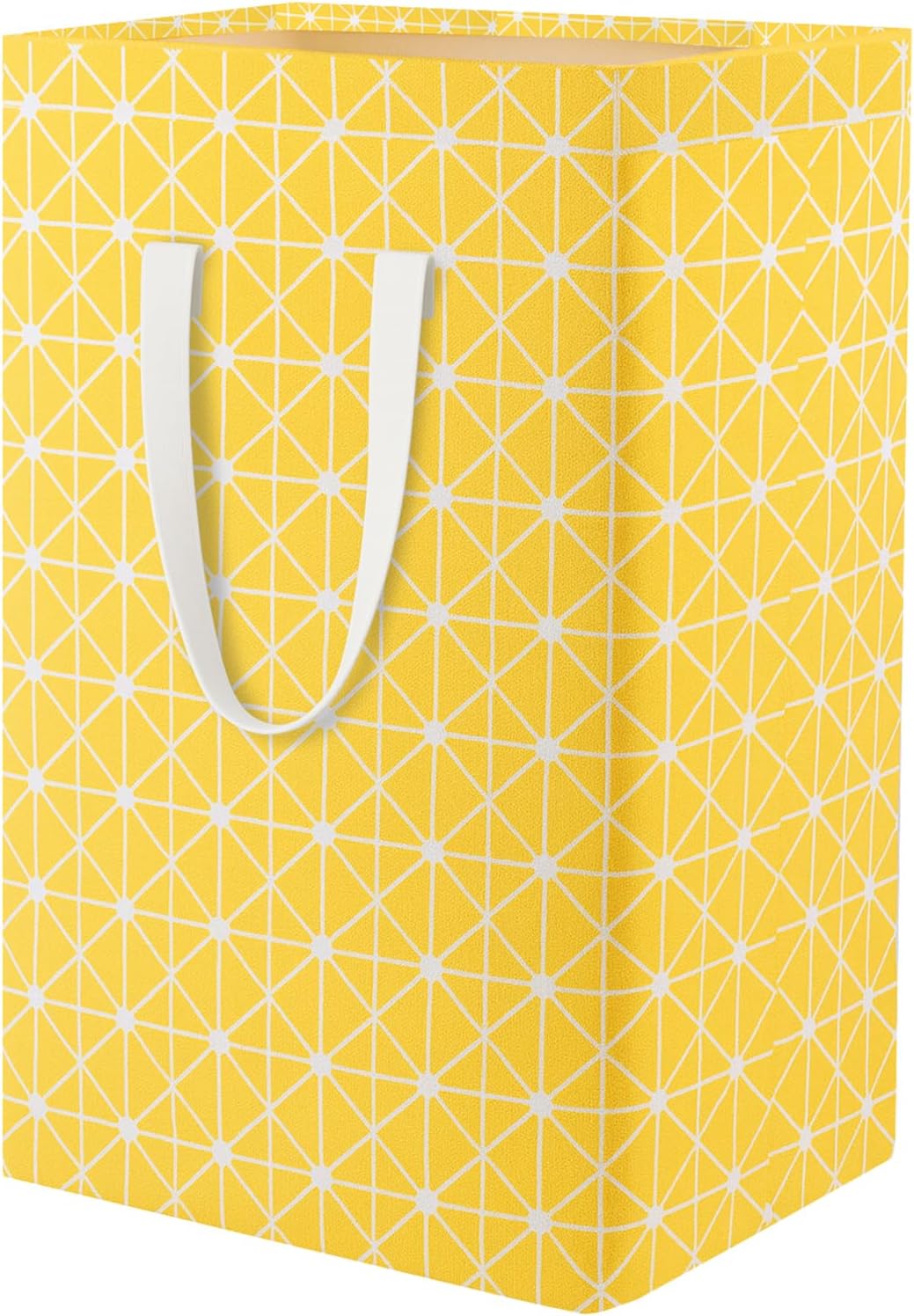 Waterproof Laundry Hamper Collapsible Laundry Basket Leather Handle Laundry Bag Large Clothes Storage Toy Organization for Bathroom Bedroom Laundryroom College Dorms (92-Satisfied laundry hampers)