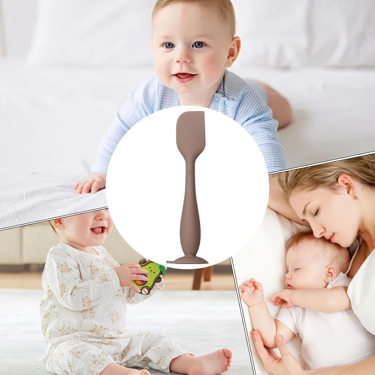 Diaper Cream Applicator Butt Cream Brush with Suction Cup
