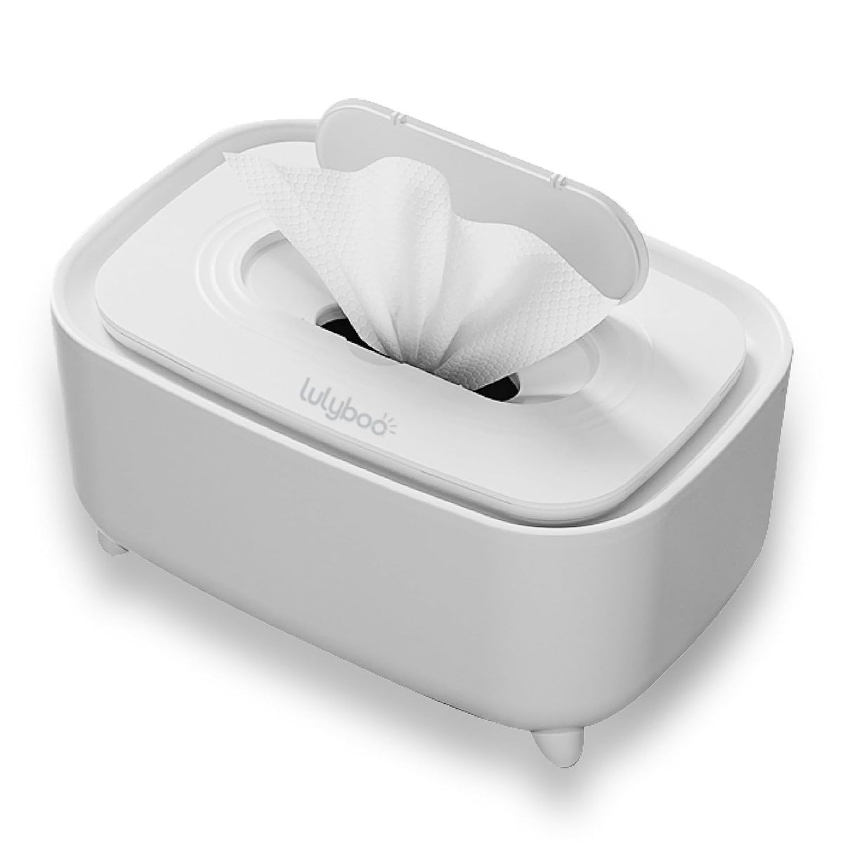 Warm Wipe Dispenser - Baby Wipe Warmer with Adjustable Temperature, Quick-Heating, Soft Silicone Cover, Easy-Refill Design, Ideal for Sensitive Baby Skin, Keeps Wipes Warm & Fresh