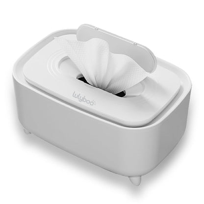 Warm Wipe Dispenser - Baby Wipe Warmer with Adjustable Temperature, Quick-Heating, Soft Silicone Cover, Easy-Refill Design, Ideal for Sensitive Baby Skin, Keeps Wipes Warm & Fresh
