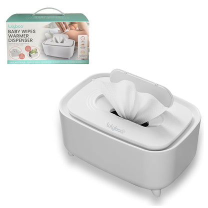 Warm Wipe Dispenser - Baby Wipe Warmer with Adjustable Temperature, Quick-Heating, Soft Silicone Cover, Easy-Refill Design, Ideal for Sensitive Baby Skin, Keeps Wipes Warm & Fresh