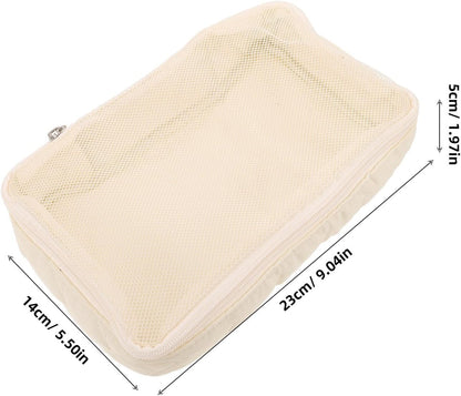 Travel Organizer Diaper Clutch with Zipper Portable Multi-functional Storage Pouch for Diapers and Wipes, Large Capacity Polyester Bag for Vacations and Extended Trips