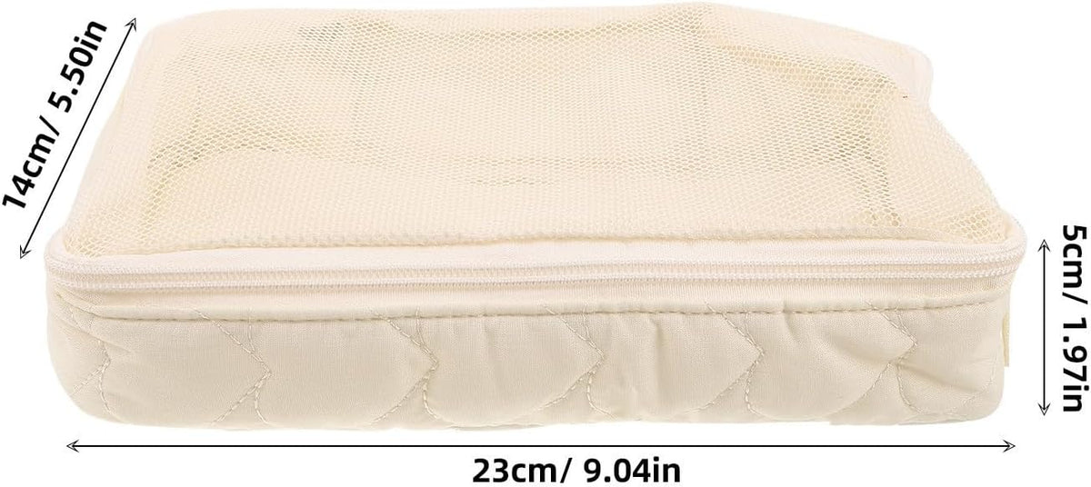 Travel Organizer Diaper Clutch with Zipper Portable Multi-functional Storage Pouch for Diapers and Wipes, Large Capacity Polyester Bag for Vacations and Extended Trips