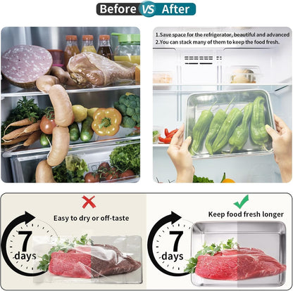Stainless Steel Food mini Container with Lid – Reusable, Leakproof, Freezer-Safe Metal Storage Box for Meal Prep & Leftovers (1 Piece)