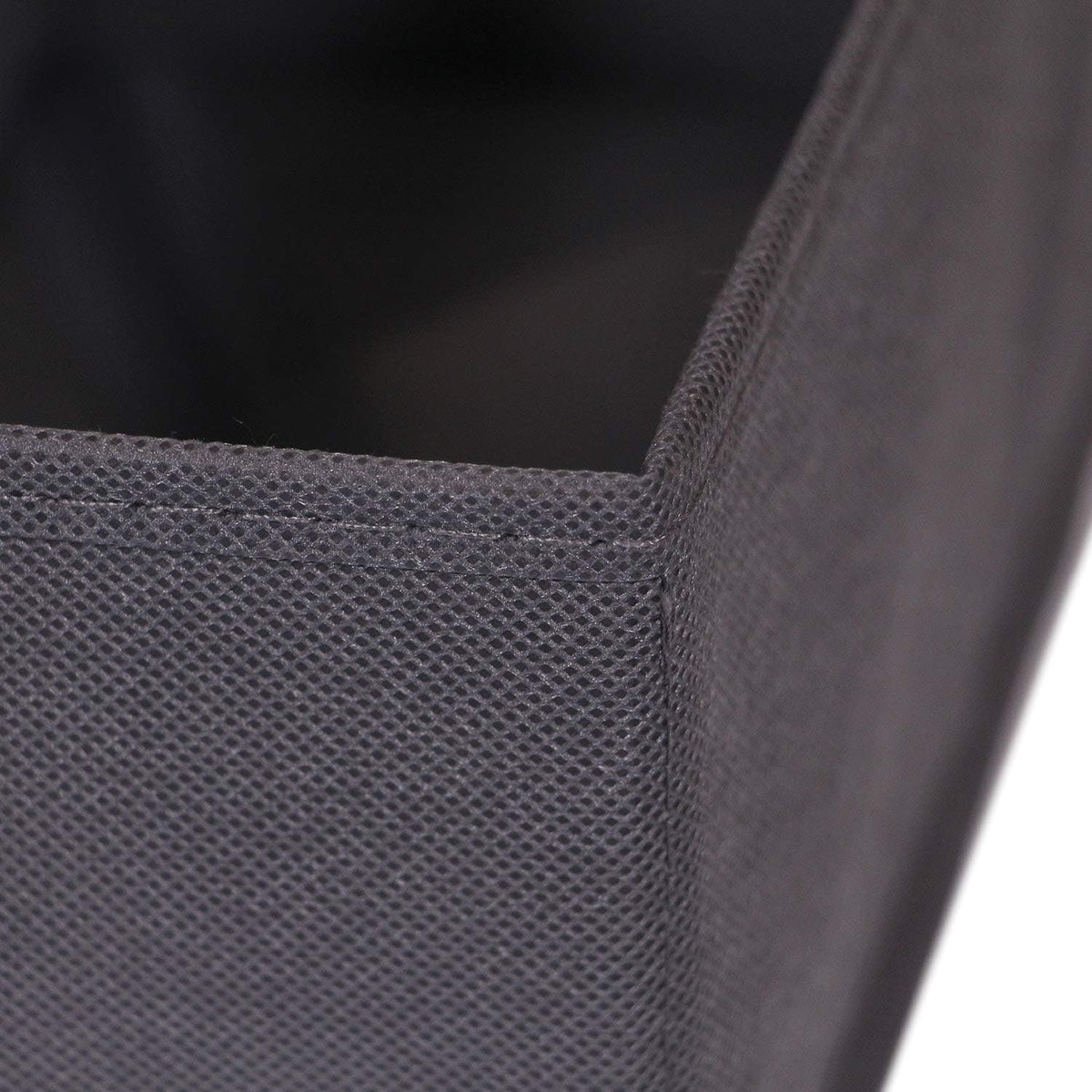 9 Pack Foldable Cloth Storage Box Closet Dresser Drawer Organizer Fabric Baskets Bins Containers Divider for Clothes Underwear Bras Socks Lingerie Clothing, Dark Grey 090