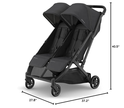 Minu Duo Side-by-Side Double Stroller - Light & Compact - James