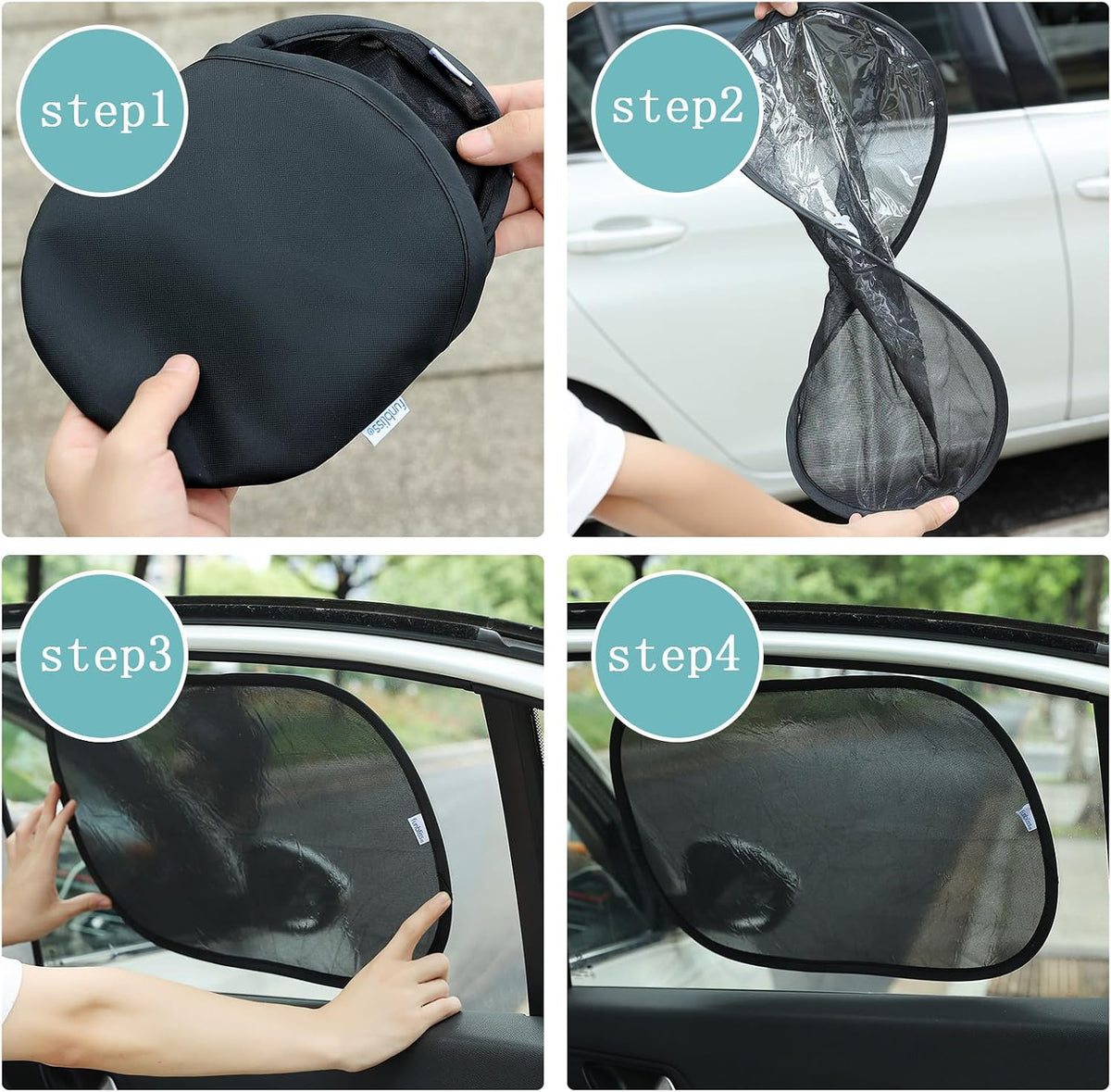 Baby Car Mirror Backseat, Black