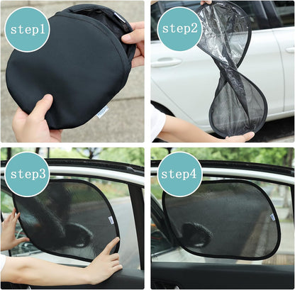 Baby Car Mirror Backseat, Black