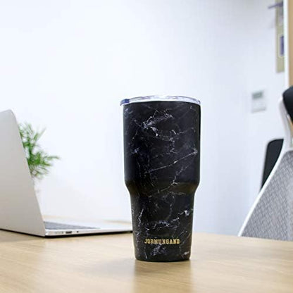 40 oz Tumbler with Handle and Straw, Vacuum Insulated Stainless Steel Cup & Water Bottle, Leakproof Lid, BPA-Free, Cup Holder Friendly for Travel, Keeps Drinks Hot & Cold White