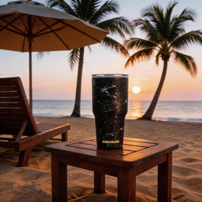 40 oz Tumbler with Handle and Straw, Vacuum Insulated Stainless Steel Cup & Water Bottle, Leakproof Lid, BPA-Free, Cup Holder Friendly for Travel, Keeps Drinks Hot & Cold White