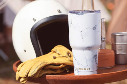 40 oz Tumbler with Handle and Straw, Vacuum Insulated Stainless Steel Cup & Water Bottle, Leakproof Lid, BPA-Free, Cup Holder Friendly for Travel, Keeps Drinks Hot & Cold White