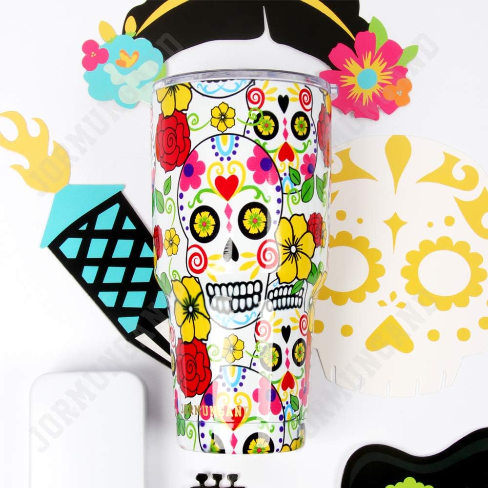 40 oz Tumbler with Handle and Straw, Vacuum Insulated Stainless Steel Cup & Water Bottle, Leakproof Lid, BPA-Free, Cup Holder Friendly for Travel, Keeps Drinks Hot & Cold White