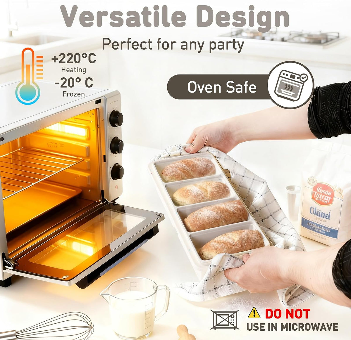 Silicone Freezer Tray With Lid Soup Freezer Container Molds with Steel Reinforced Rim Ice Cube Freezer Molds for Soup, Sauce, Leftovers, Homemade Meal Prep Containers Portion Control Food Storage