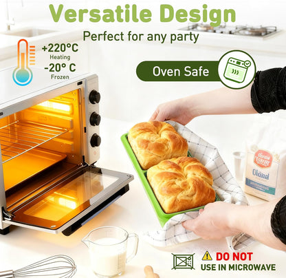 Silicone Freezer Tray With Lid Soup Freezer Container Molds with Steel Reinforced Rim Ice Cube Freezer Molds for Soup, Sauce, Leftovers, Homemade Meal Prep Containers Portion Control Food Storage