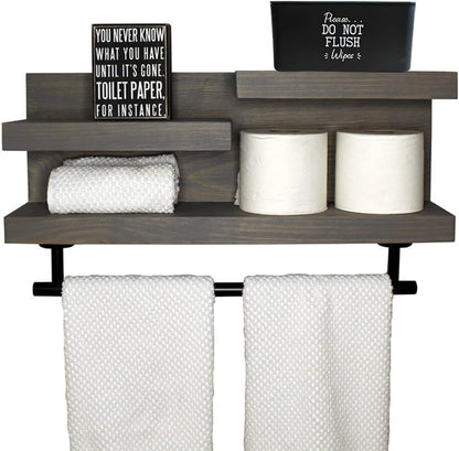 Please DO NOT Flush Wipes Container Holder,8.2"L x 4.9"W x 3.9"H
