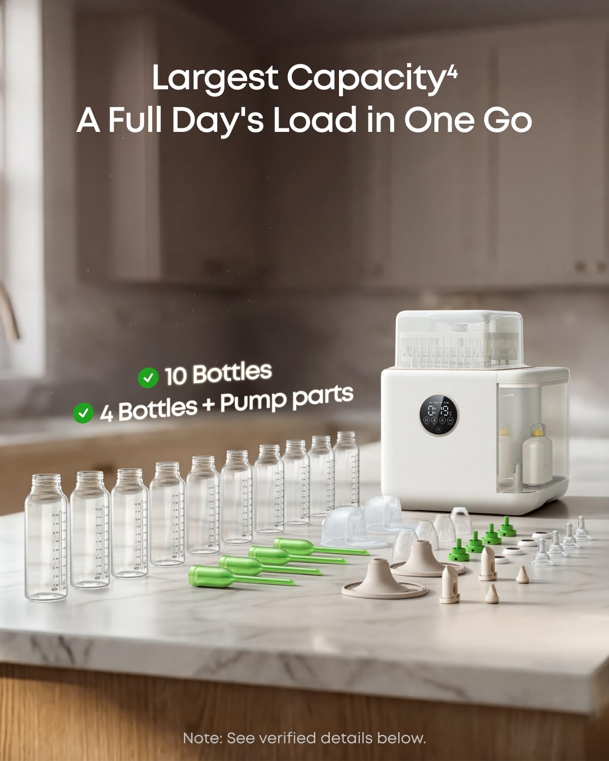 eufy Baby Bottle Washer S1, All-in-One, Sterilizer & Dryer, Pump Parts