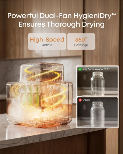eufy Baby Bottle Washer S1, All-in-One, Sterilizer & Dryer, Pump Parts
