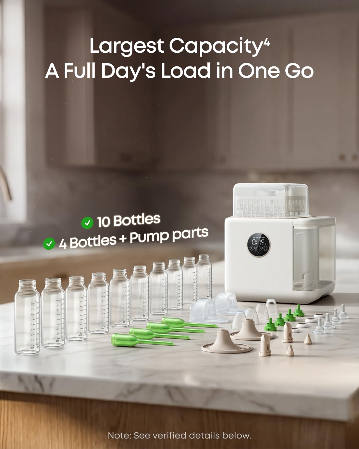 eufy Baby Bottle Washer S1, All-in-One, Sterilizer & Dryer, Pump Parts