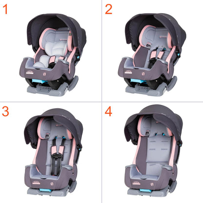 Cover Me™ 4-in-1 Convertible Car Seat