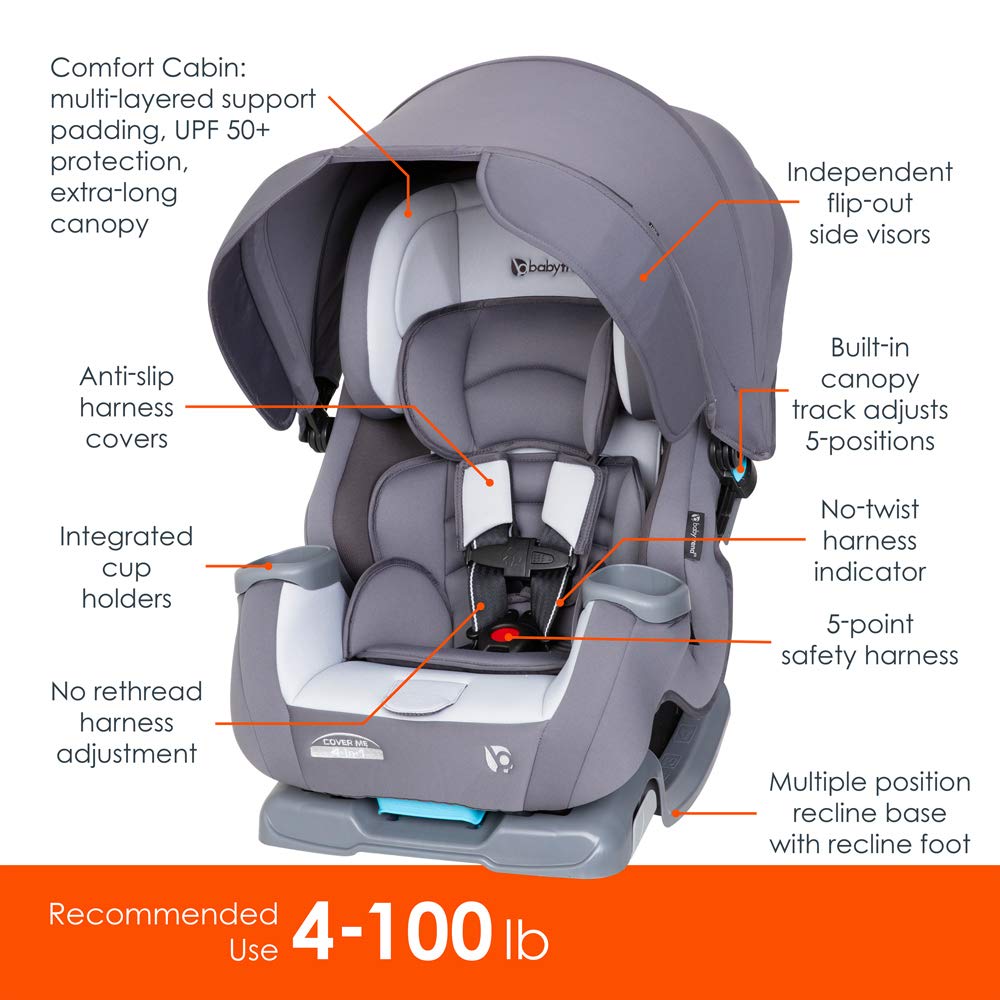 Cover Me™ 4-in-1 Convertible Car Seat