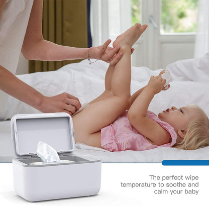 Baby Wipe Warmer & Dispenser, Even Heating Wipes Warmer with Moisture Lock