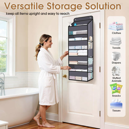 Over The Door Organizer Storage behind Door Hanging Organizer for Nursery