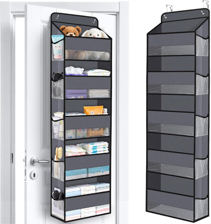 Over The Door Organizer Storage behind Door Hanging Organizer for Nursery