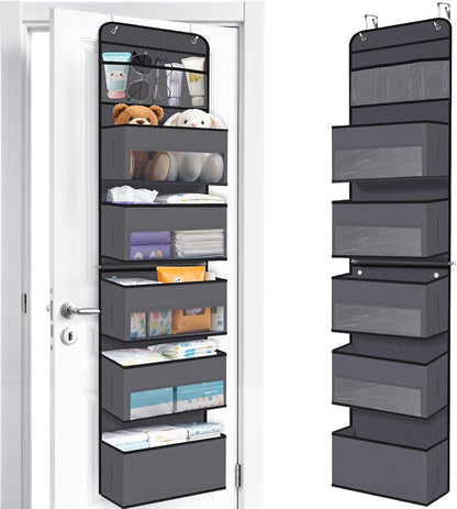 Over The Door Organizer Storage behind Door Hanging Organizer for Nursery